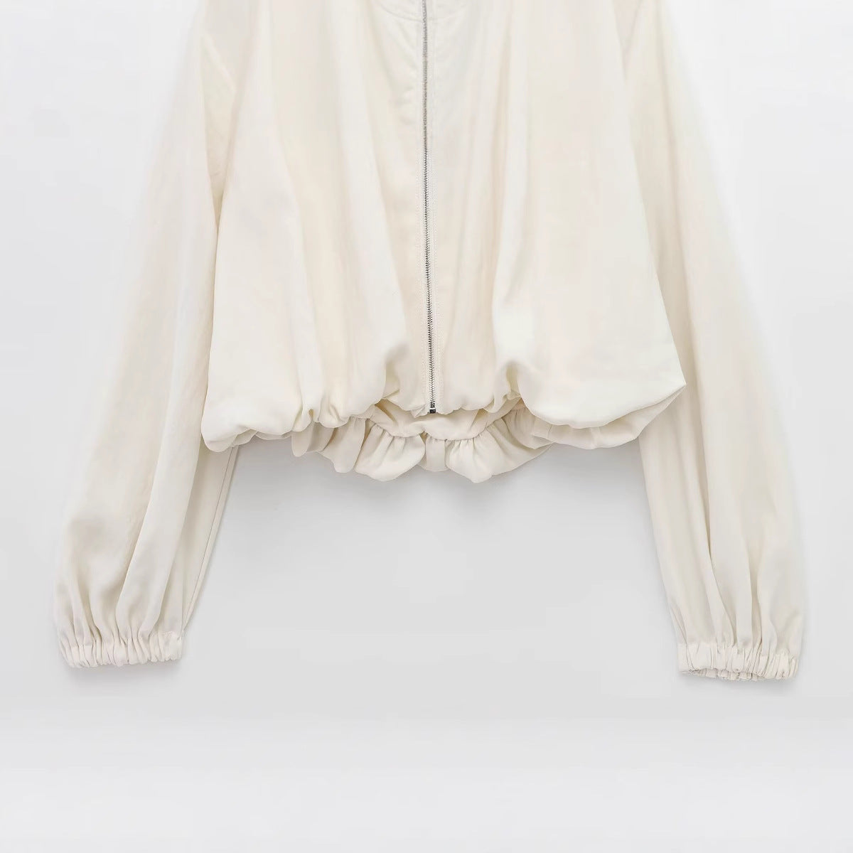 Versatile casual loose pleated niche jacket