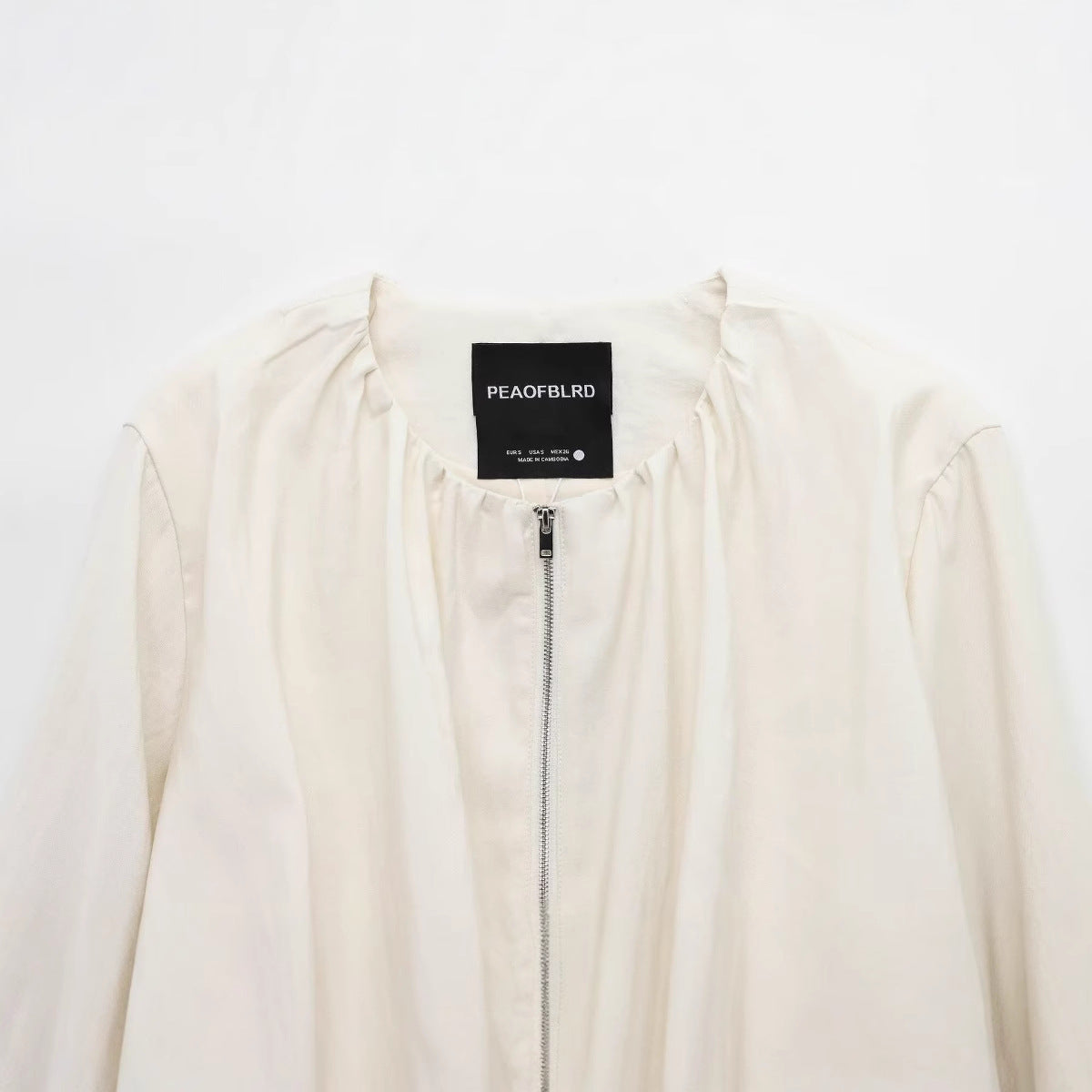 Versatile casual loose pleated niche jacket