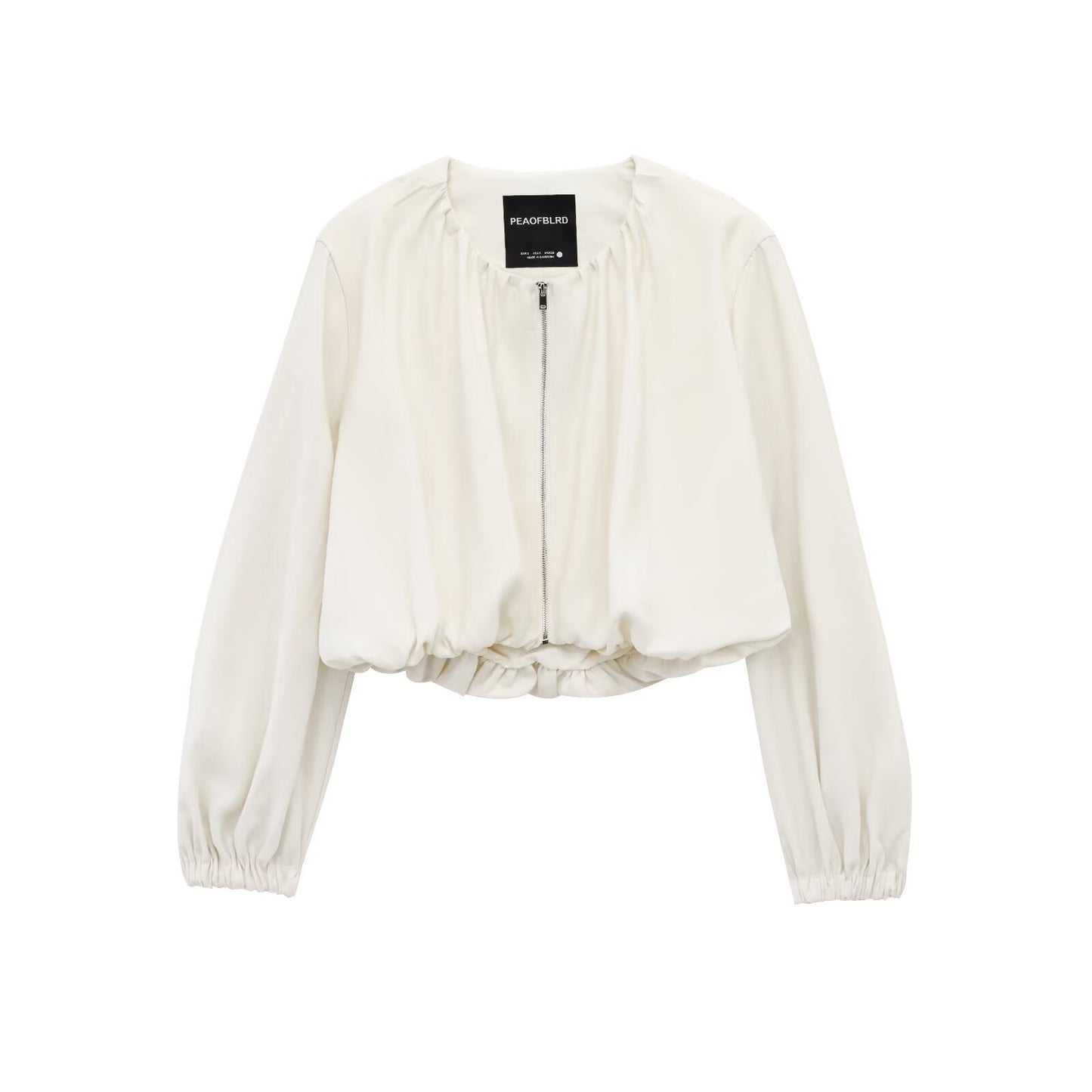 Versatile casual loose pleated niche jacket